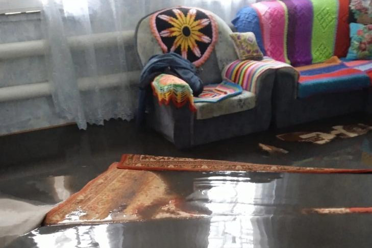 Из затопленного дома спасли пенсионерку в Краснозерском