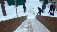 Большую зимнюю горку откроют в Новосибирске